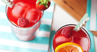 berry hibiscus lemonade