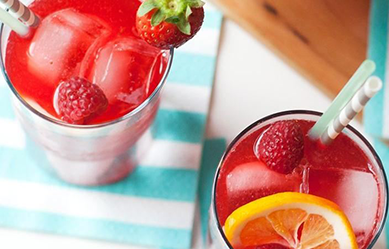 Raspberry hibiscus Lemonade