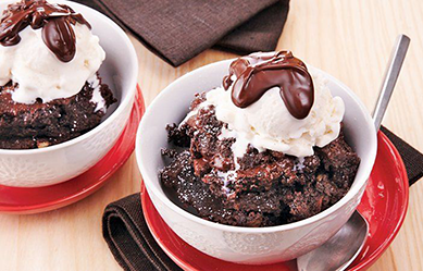 Slow-Cooker Brownie Pudding Cake