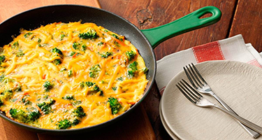 Cheesy Broccoli Frittata