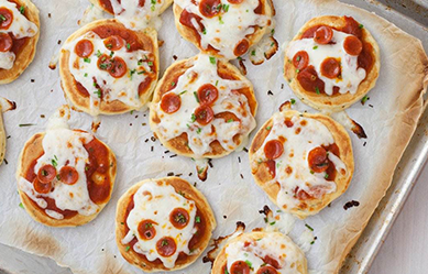 Mini Pizza Pancakes