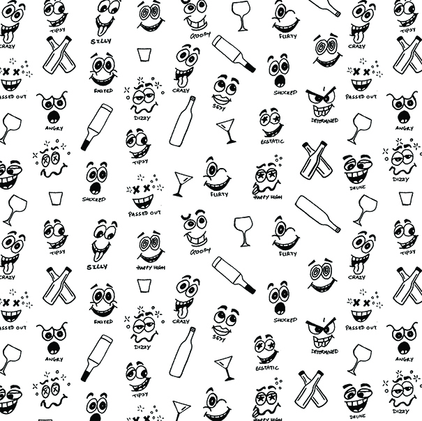 drinking game packaging pattern