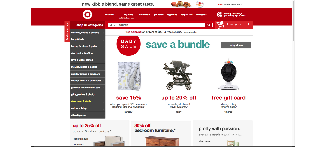 target new features