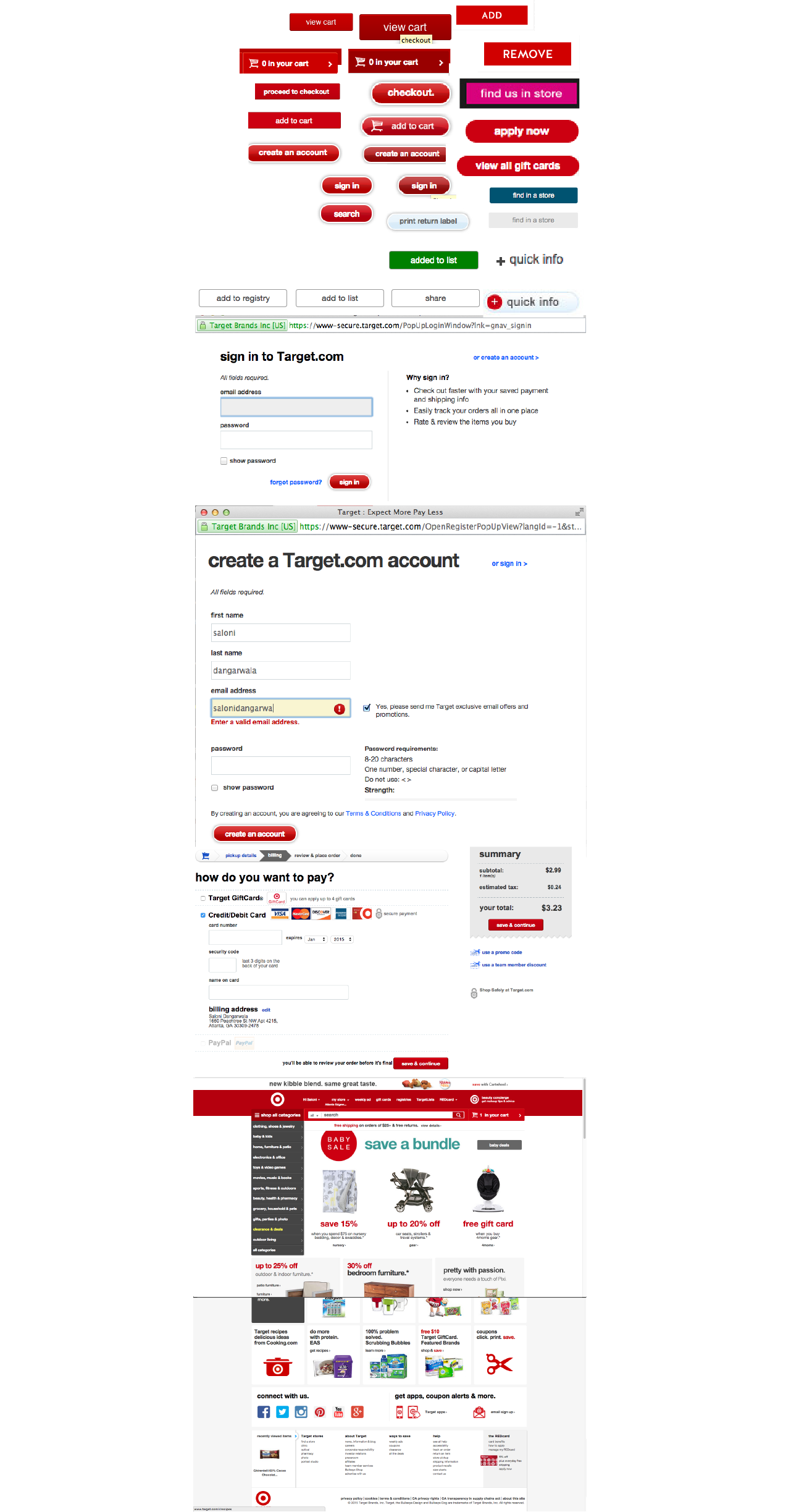 target new features