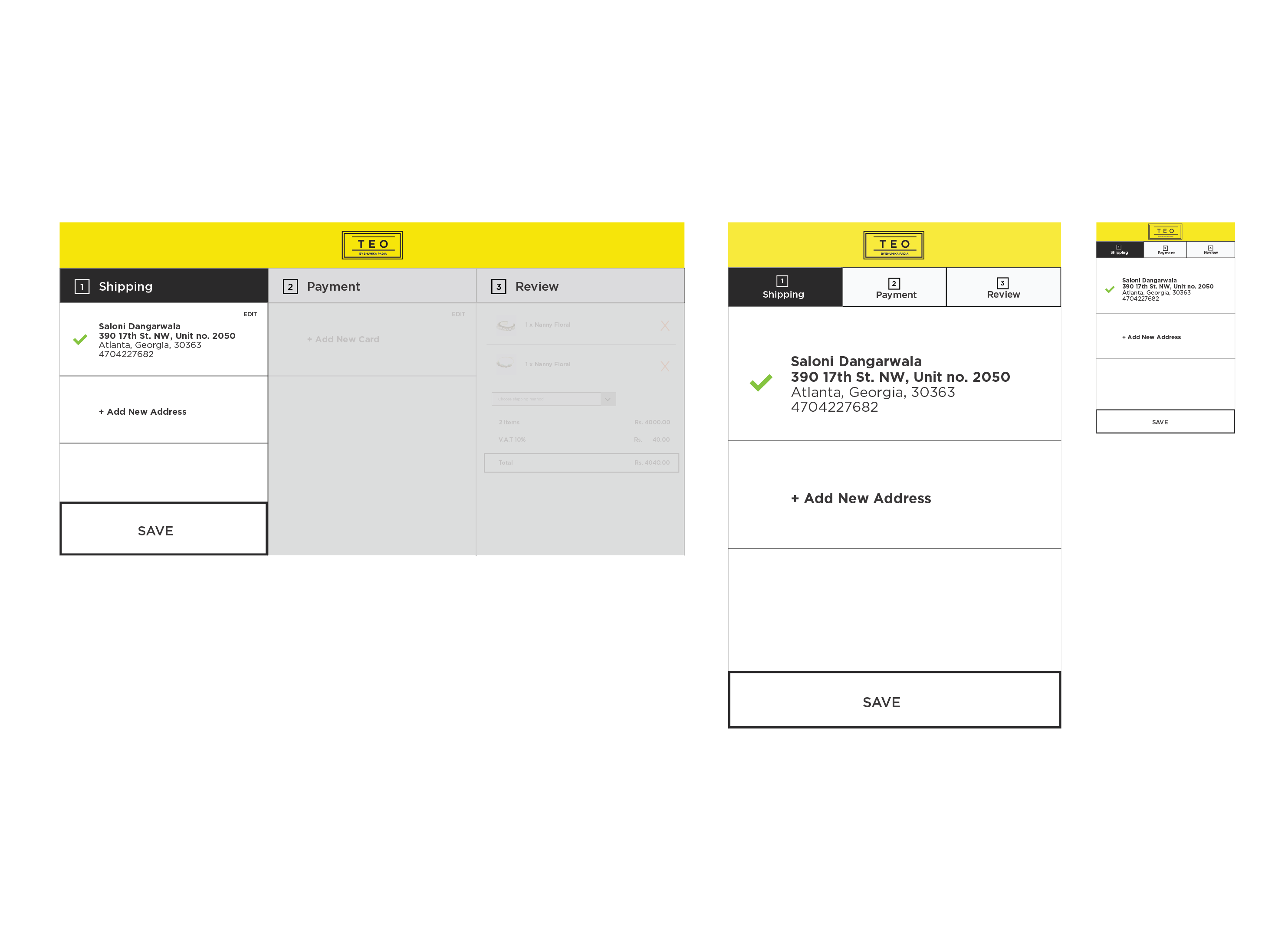 Teo Responsive Website
