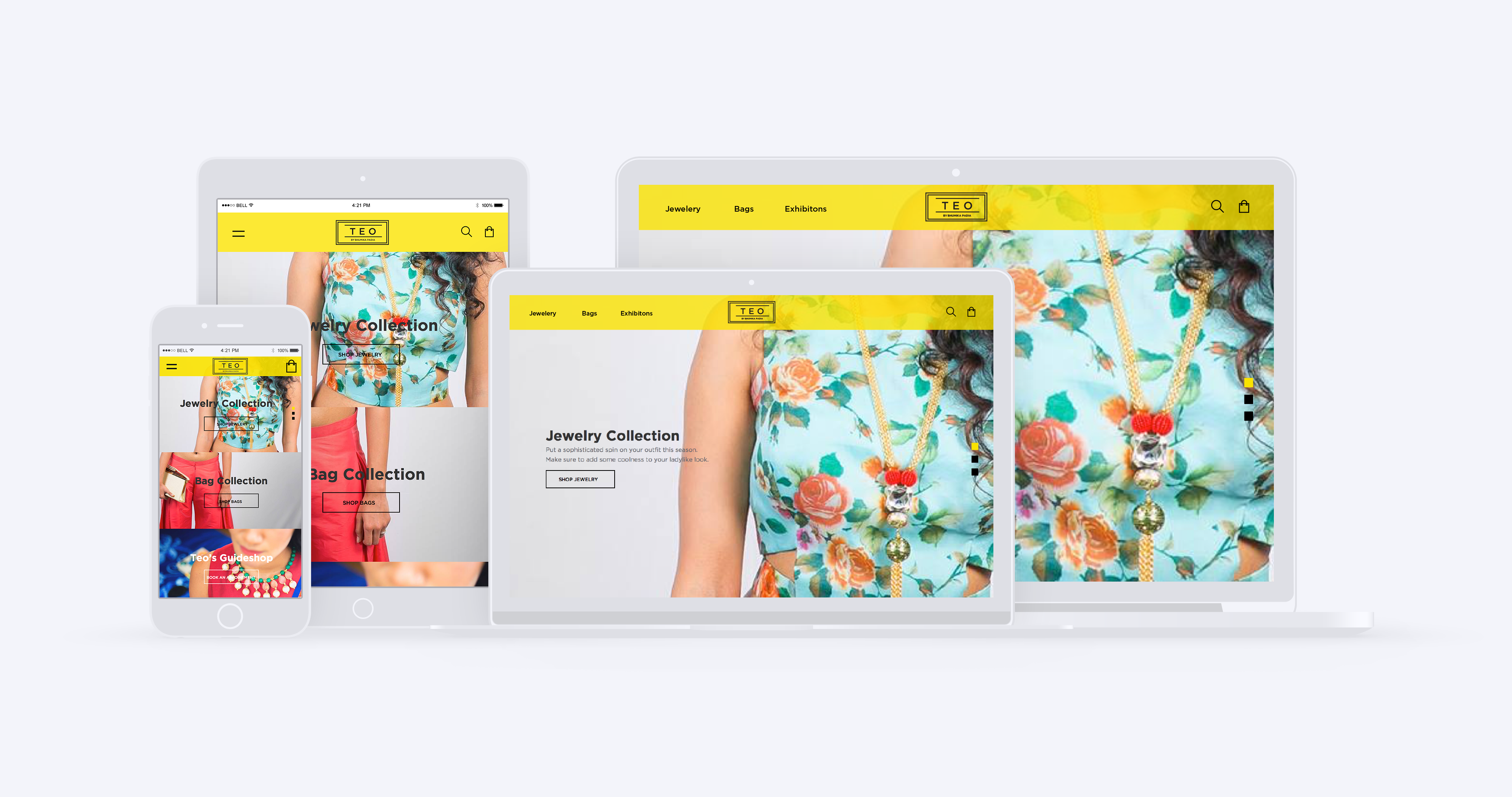 teo responsive website